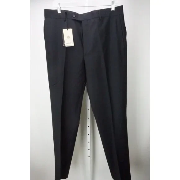 Yves Saint Laurent Dark Blue Wool Mens Pants Trousers Sz 52 EU NEW